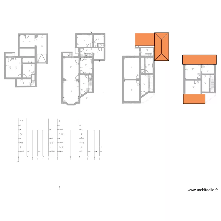 maxim elec. Plan de 10  et 167 m²