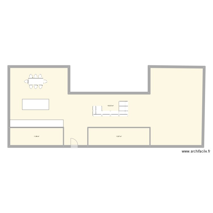 maison 2. Plan de 3 pièces et 162 m2
