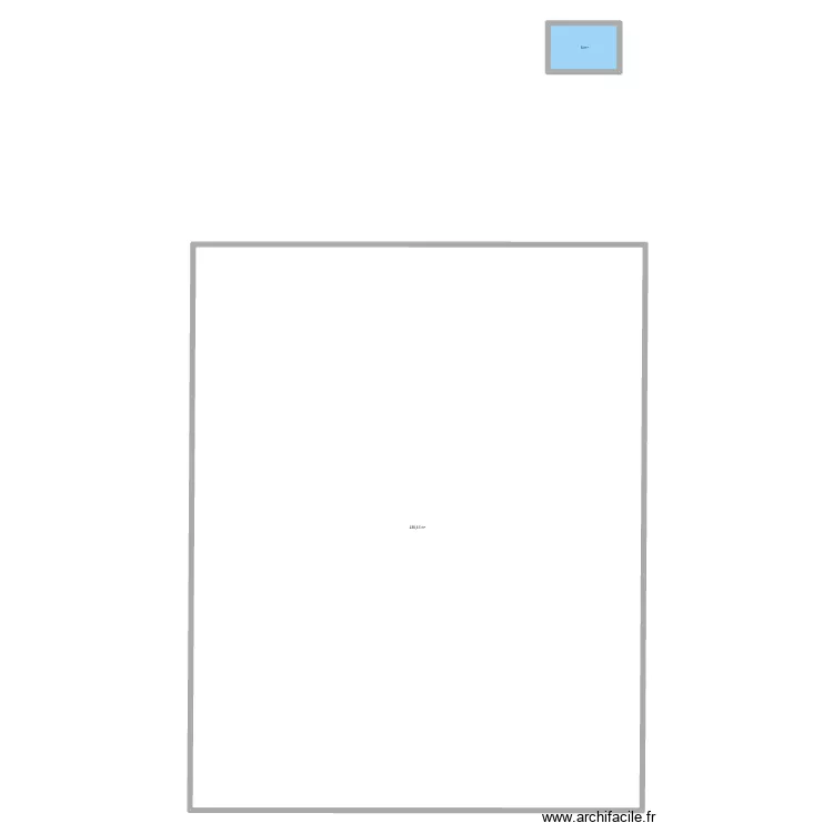 Maison 1. Plan de 2 Pièces et 493 m²