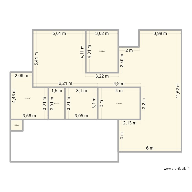 MAISON YAMBA. Plan de 6 pièces et 144 m2