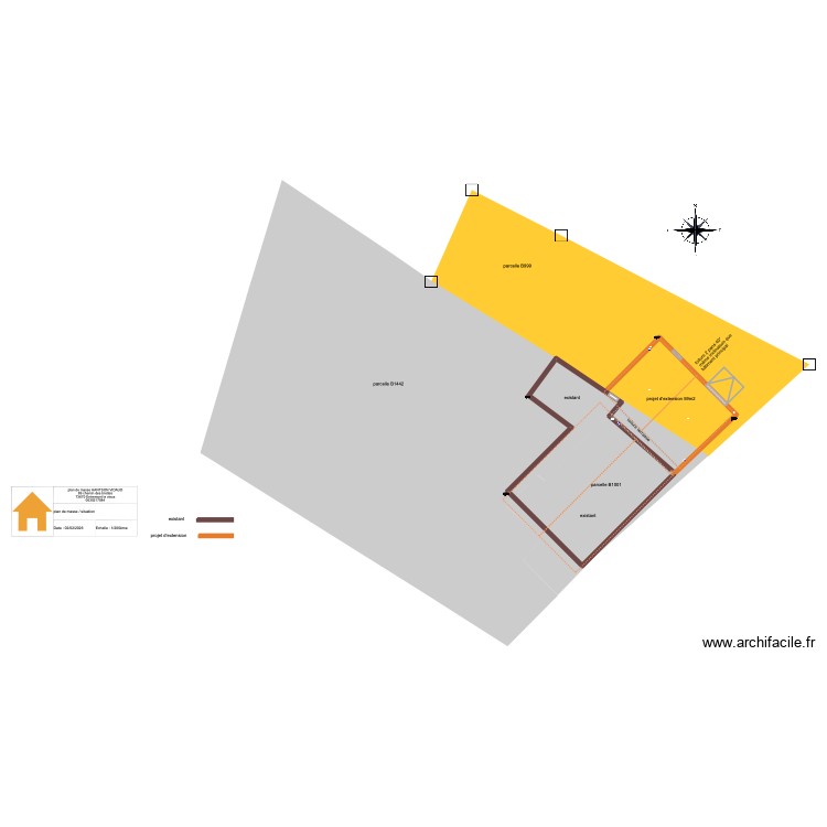 plan de masse / situation. Plan de 0 pièce et 0 m2 plan de masse / situation. Plan de 0 pièce et 0 m2