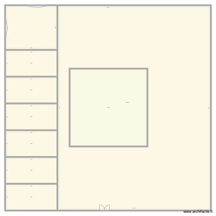 Maison Riche. Plan de Maison Riche. Plan de