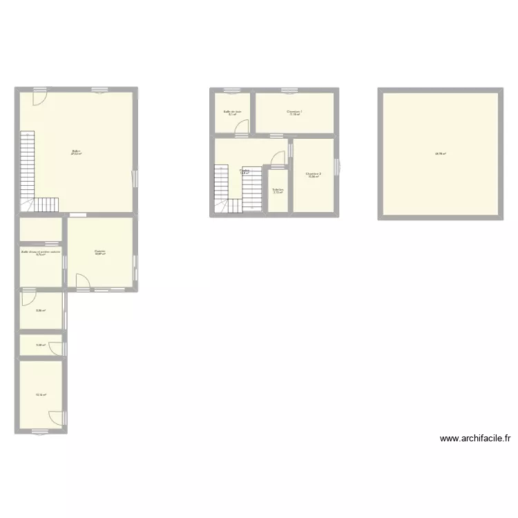 Maison. Plan de 