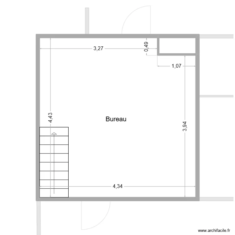 Plan Bar \"Le Prins\". Plan de 12  et 188 m²