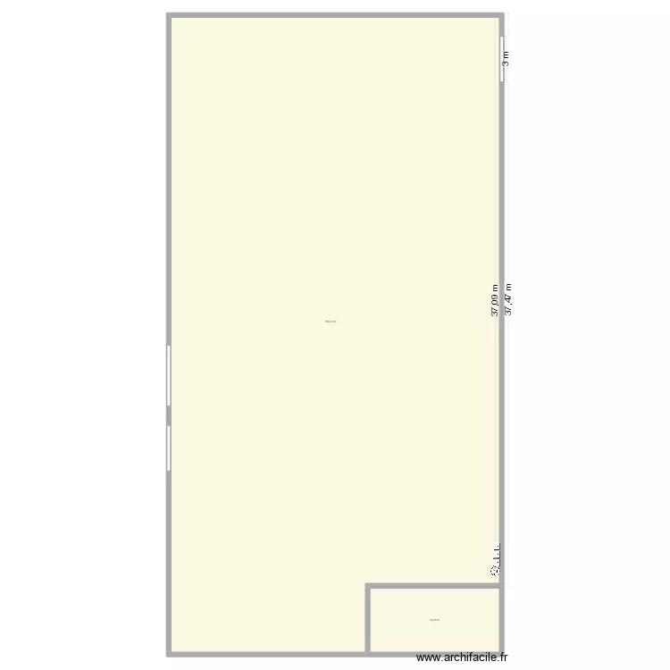 Atelier Foug&egrave;res. Plan de 