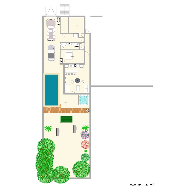 Préparation Rénovation 2027. Plan de 9 pièces et 284 m2