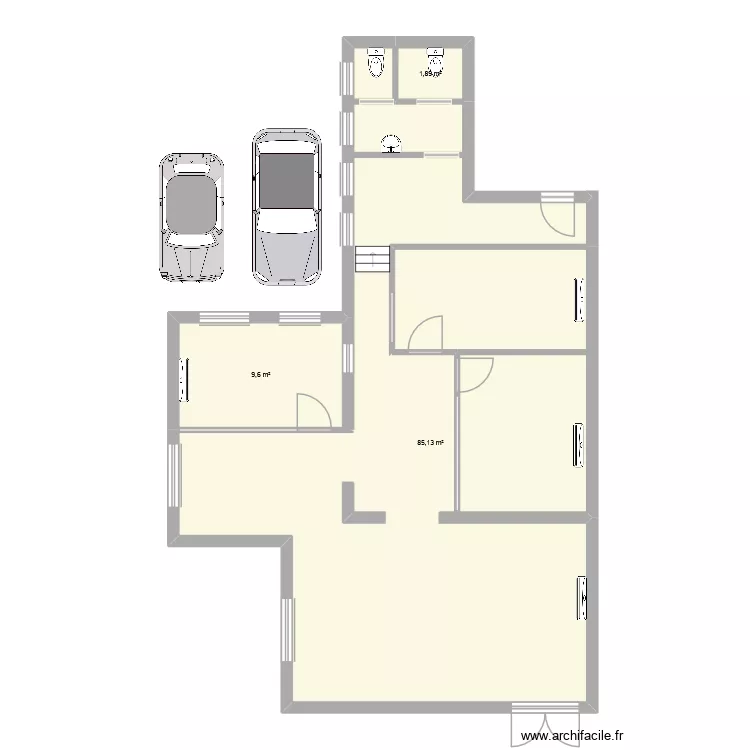 emaneo. Plan de 3  et 97 m²
