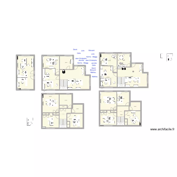 bureau. Plan de bureau. Plan de