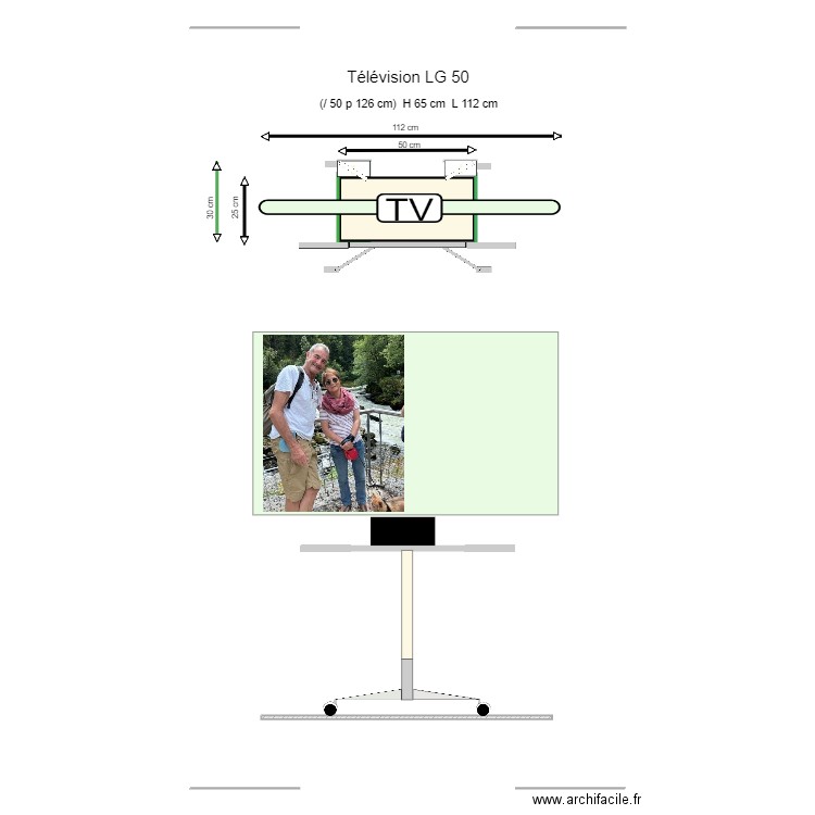 I- 01 Télévision 2. Plan de 0 pièce et 0 m2