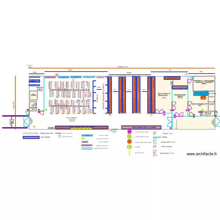 cli angleur 2/3/2. Plan de 25  et 673 m²