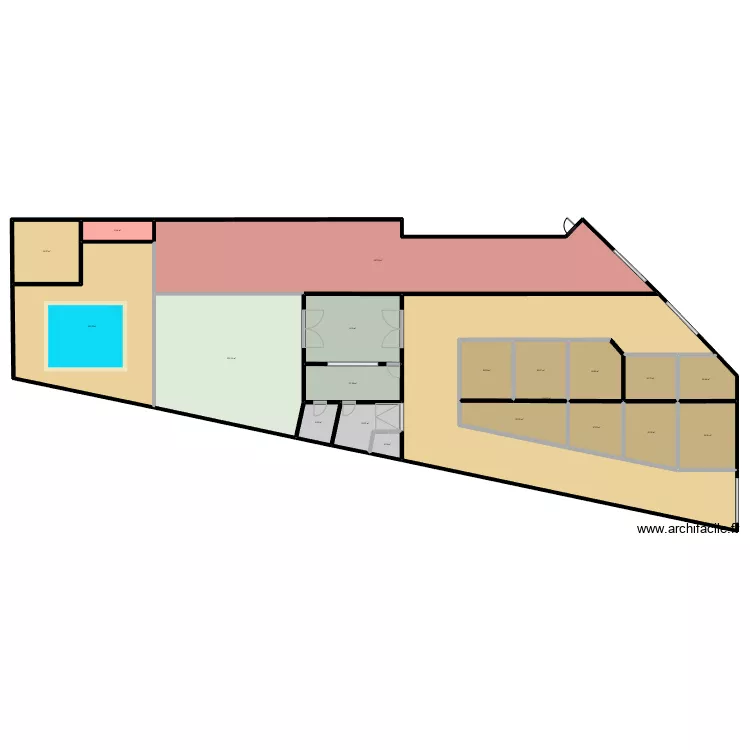 BROCANTE 0411C. Plan de 