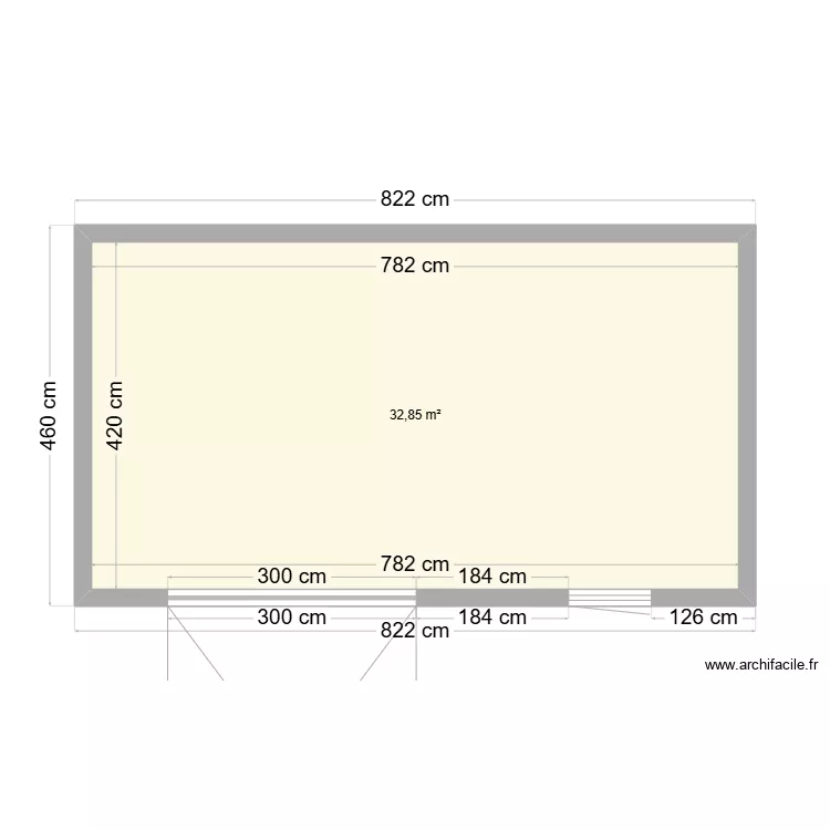Garage version 2. Plan de 