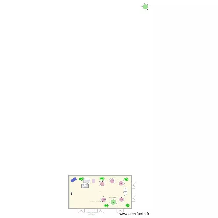 Orangerie La Fauconnie. Plan de 