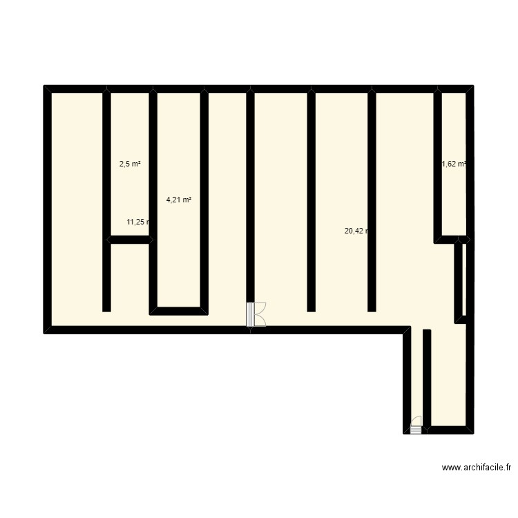 Garde meubles. Plan de 0 pièce et 0 m2