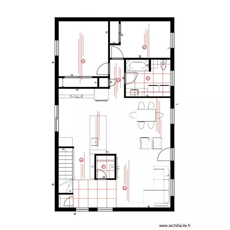 lavigueur rdch Pose. Plan de 