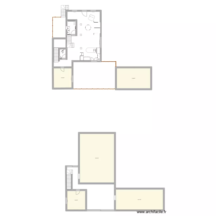 Plan Villaz avec ode. Plan de 