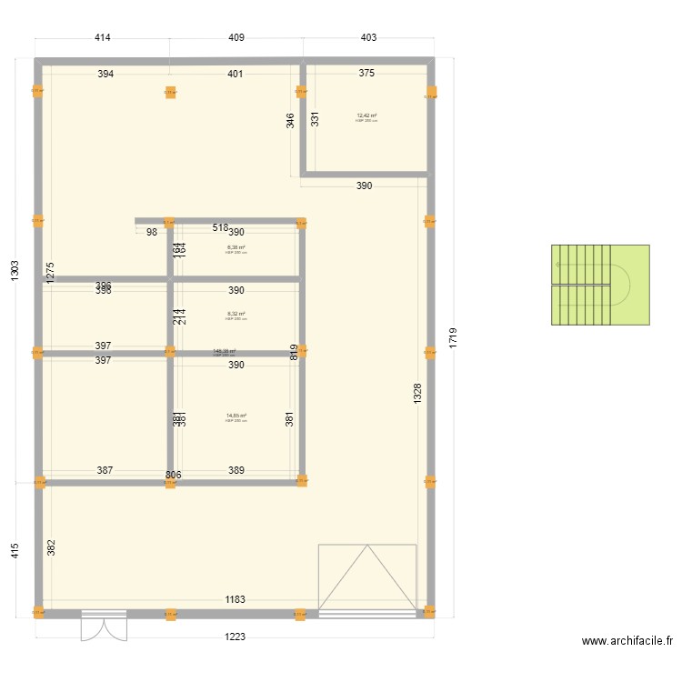 MAISON OULED DJELLAL. Plan de 0 pièce et 0 m2