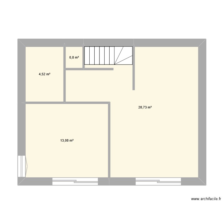 SLV1. Plan de 4 pièces et 47 m2
