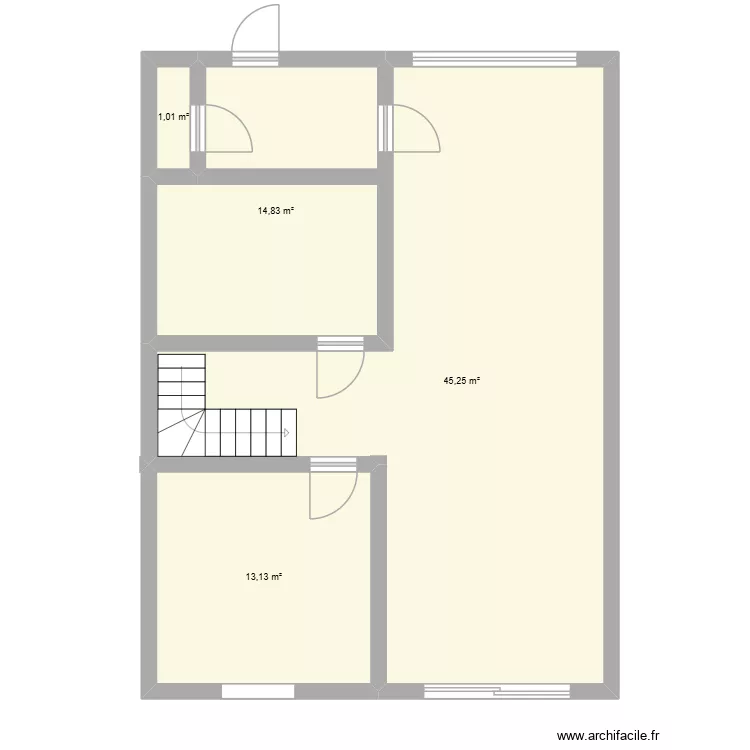 bas flo. Plan de 4 et 74 m² bas flo. Plan de 4 et 74 m²