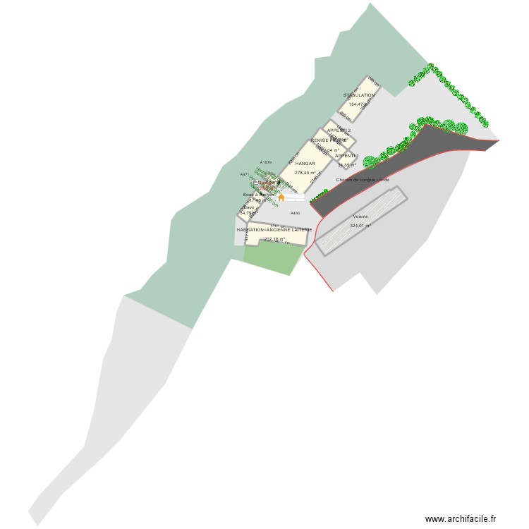 DEMOLITION GARAGE. Plan de 0 pièce et 0 m2