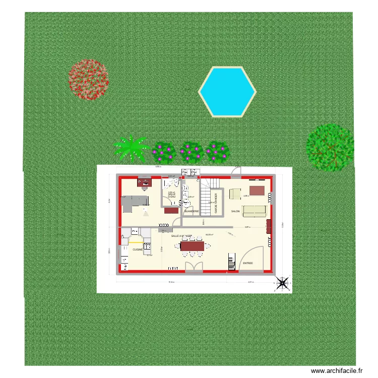 maison. Plan de 32 et 193 m² maison. Plan de 32 et 193 m²