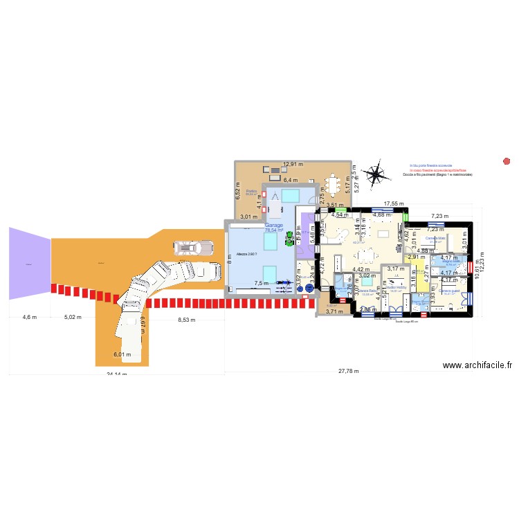 Angera_12c. Plan de 14 pièces et 318 m2