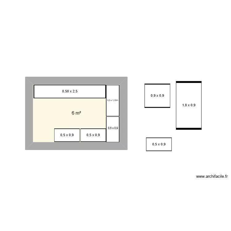 cidade sp. Plan de 1 et 6 m² cidade sp. Plan de 1 et 6 m²