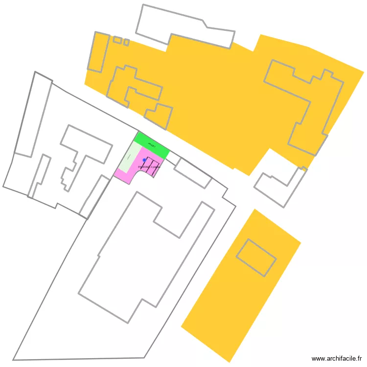 CADASTRE parking. Plan de 