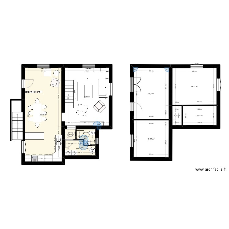 BANVILLE 2. Plan de 10 pièces et 111 m2