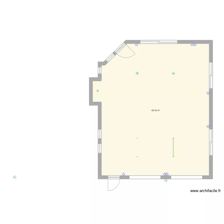 Garage Clapet. Plan de 