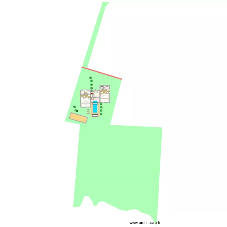 chalet JM2 ETAGE. Plan de 