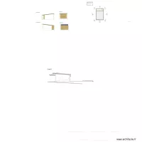 Plan coupe et fa&ccedil;ade ABRIS JARDIN Beral