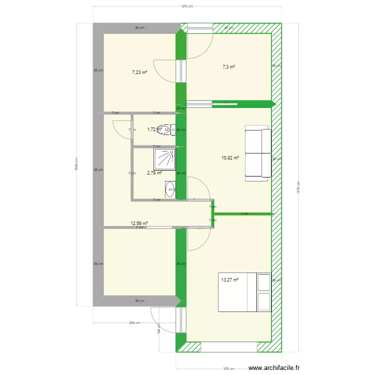 CHASTENET ISOLATION. Plan de 