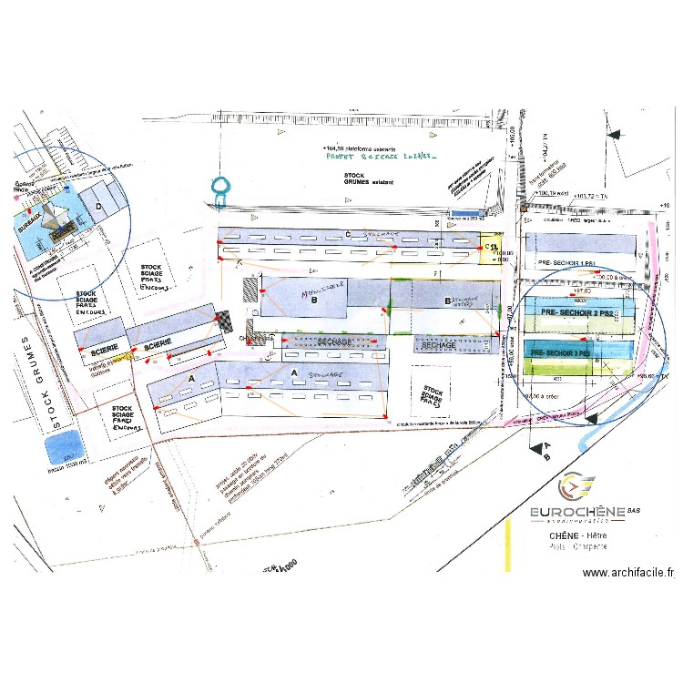 EUROCHENE. Plan de 0 pièce et 0 m2