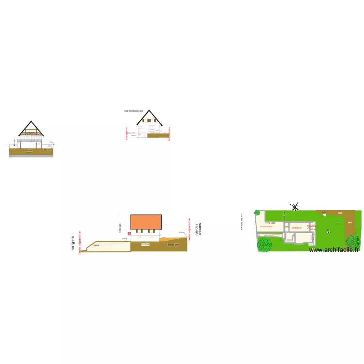 vue mur est plan de masse (avant). Plan de vue mur est plan de masse (avant). Plan de