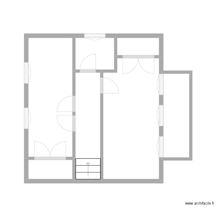 JOYERE ANNEXE R+1. Plan de 7 pièces et 29 m2