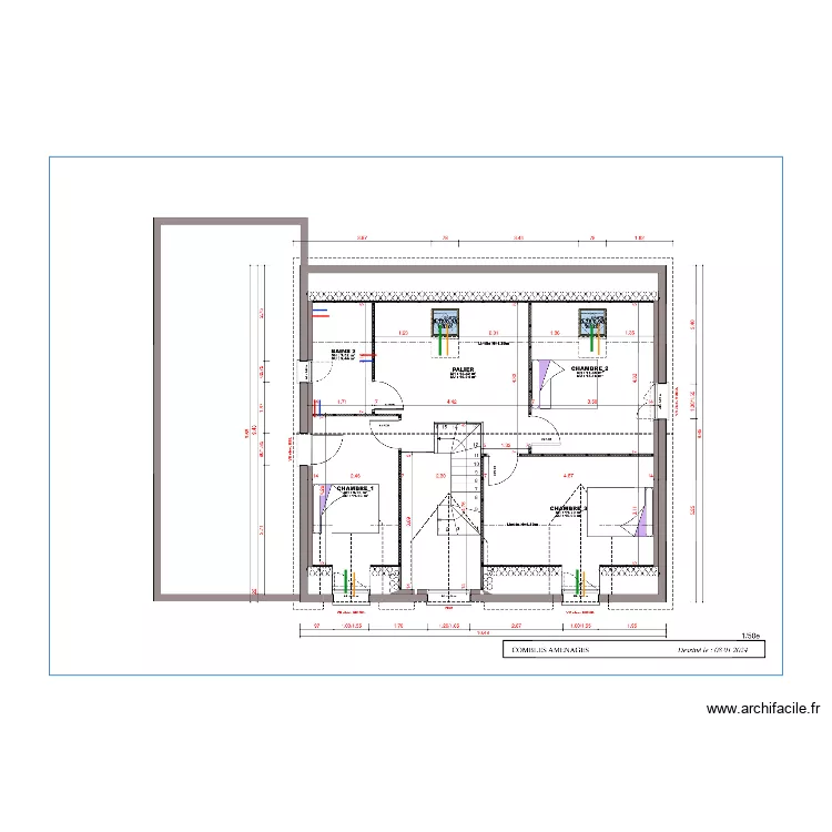 AHBARI ETAGE HYDRAULIQUE. Plan de 
