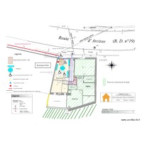 PC 39 Florian Plan de masse avec travaux et modifications