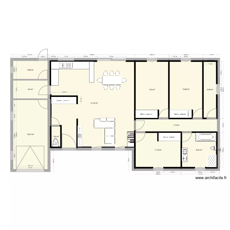 Projet plan 1. Plan de 0 pièce et 0 m2