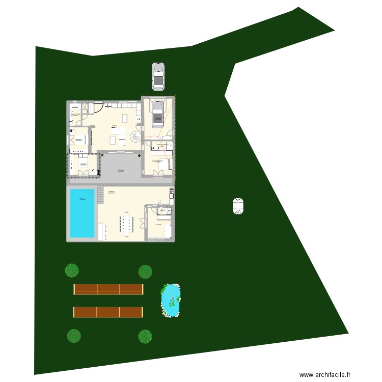 LAST. Plan de 19 pièces et 367 m2