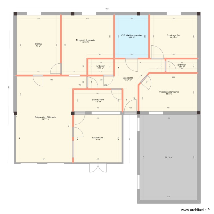 Yanmary 009. Plan de 12 pièces et 185 m2