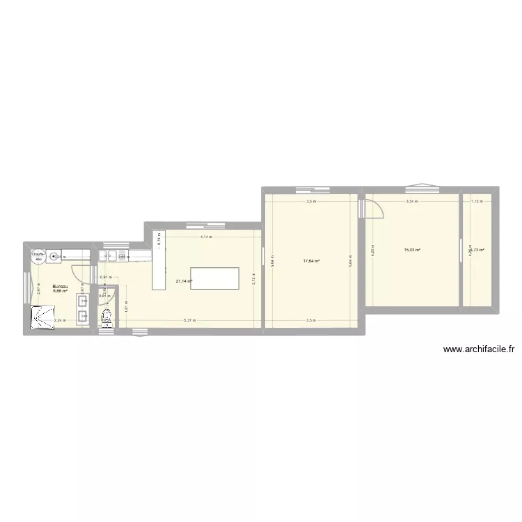 maison titi 3. Plan de 5 Pièces et 65 m² maison titi 3. Plan de 5 Pièces et 65 m²