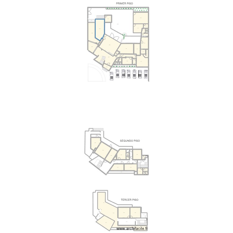 CMA Plano actualizado. Plan de 59 pièces et 1551 m2