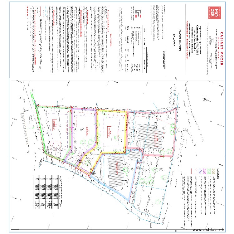 reperage bornes. Plan de 0 pièce et 0 m2