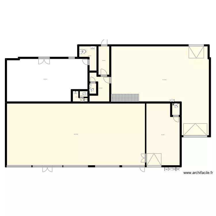 sibret 50 C. Plan de 11  et 601 m²