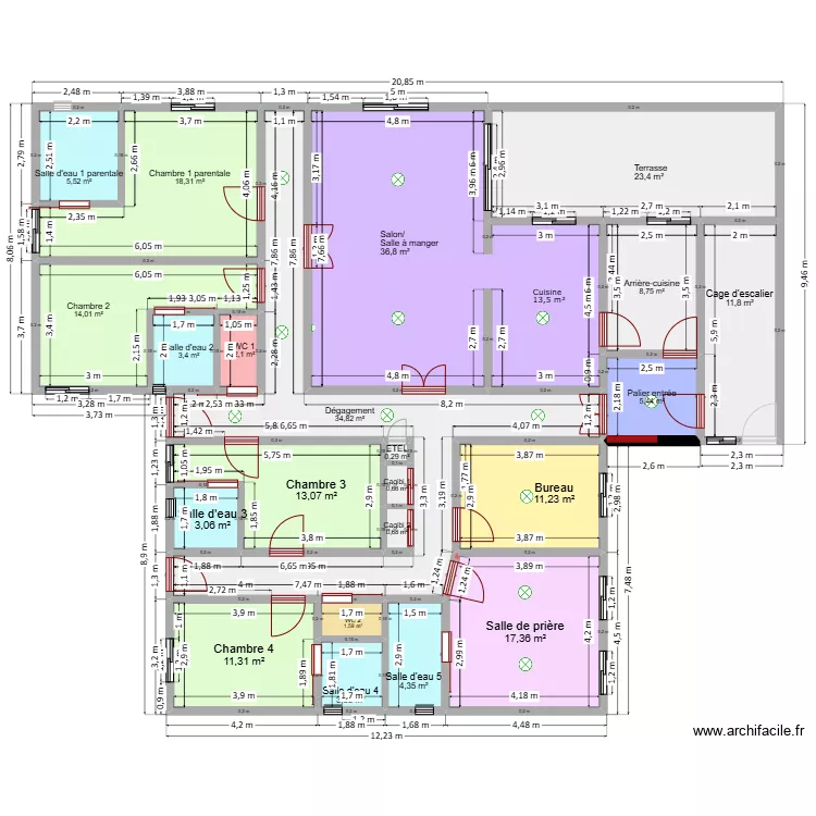 PROJET FAINOUSSA - SOHOA _ Ajust&eacute;. Plan de 