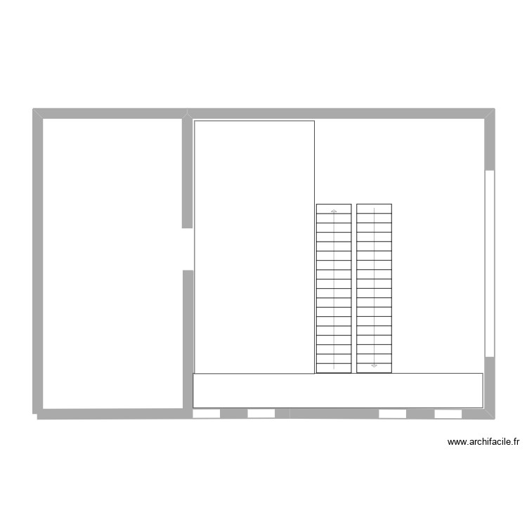 1er étage. Plan de 0 pièce et 0 m2