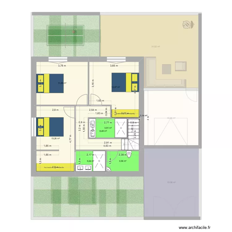 projet prefaille. Plan de 16 et 221 m² projet prefaille. Plan de 16 et 221 m²