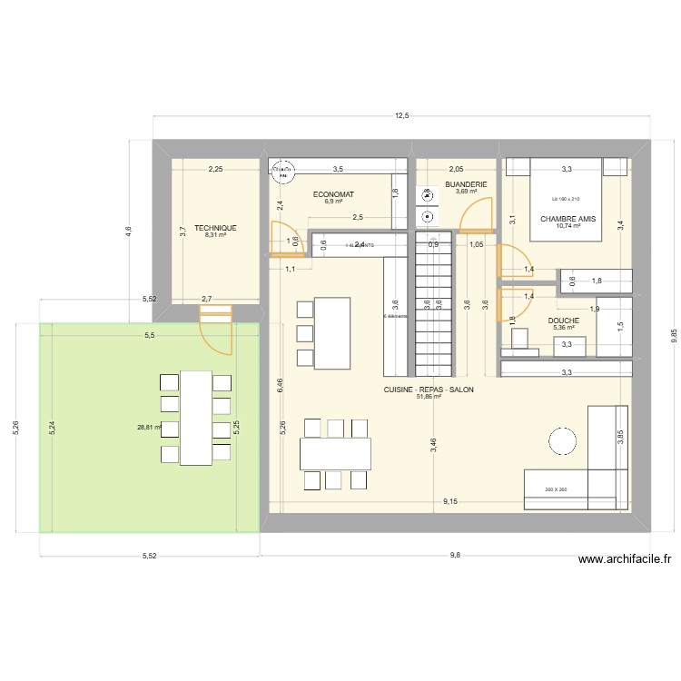 Gasser-Siggen (101). Plan de 0 pièce et 0 m2 Gasser-Siggen (101). Plan de 0 pièce et 0 m2