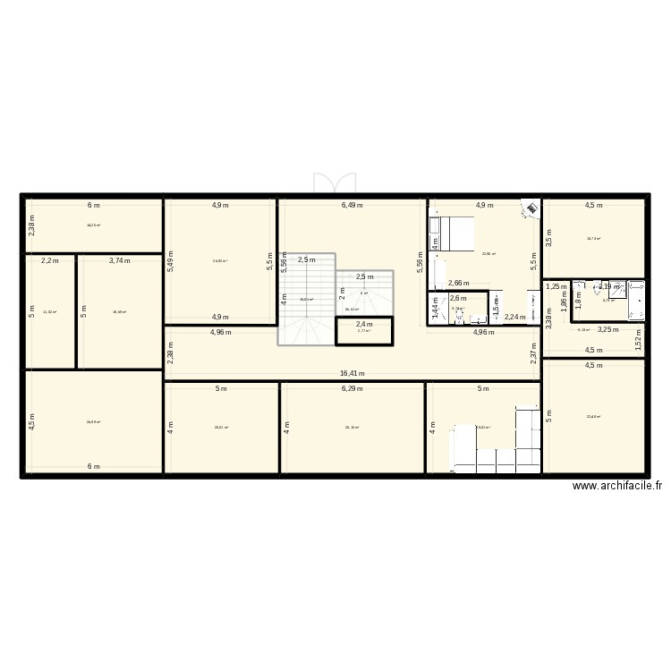 Pattaya House Builder. Plan de 11 pièces et 323 m2